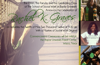 Grad Invite: Rachel Graves