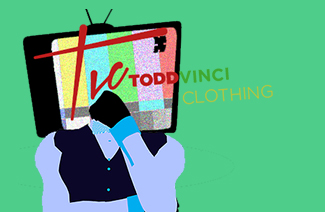 Todd Vinci Clothing TV Head